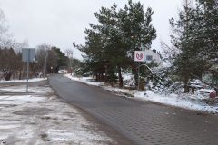 Asflaltowany odcinek ulicy Małkowskiego