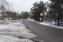 Asflaltowany odcinek ulicy Małkowskiego