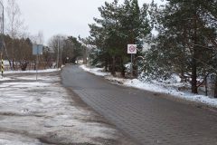 Asflaltowany odcinek ulicy Małkowskiego