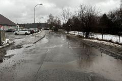 Asflaltowany odcinek ulicy Wyszyńskiego