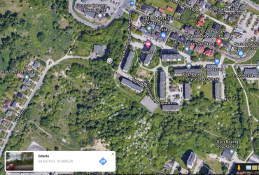 Budowa schodów na Pogórzu 42 zdjęcie ilustracyjne, screen mapa, gdzie powstaną schody