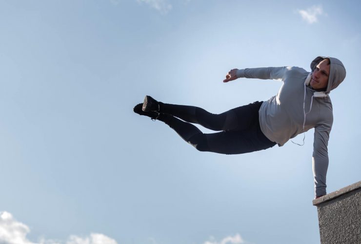 Zdjęcie ilustracyjne do zaproszenia na zajęcia parkour