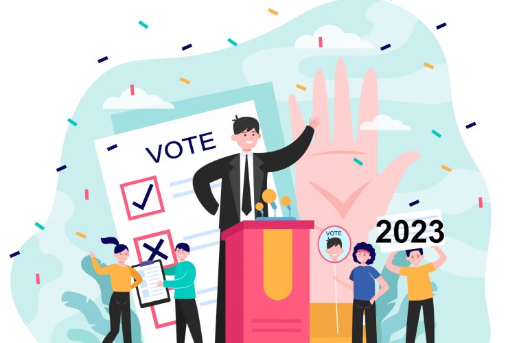 Ilustracja. Wybory samorządowe 2023 Gdynia