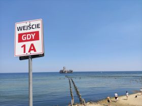 Wejście 1A na plaży w Babich Dołach - Gdynia