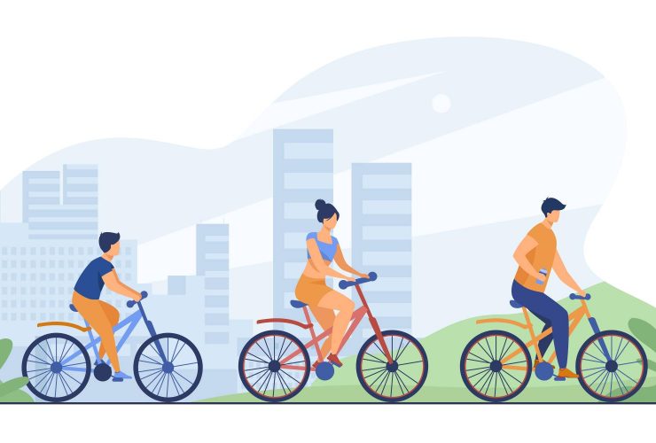 zdjęcie ilustracyjne. Głosowanie Budżet Obywatelski 2021. Projekty rowerowe