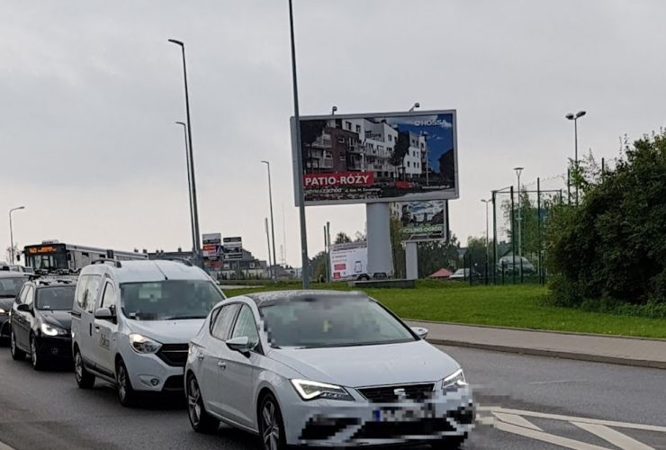 Zakorkowana ulica w Gdyni Chwarznie - 2019 rok