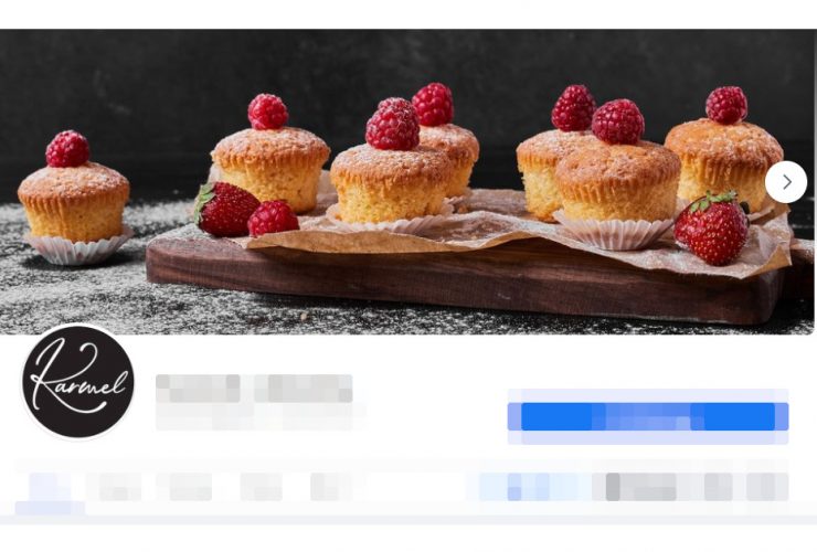 Zrzut ekranu z Facebooka cukierni Karmel - Babie Doły