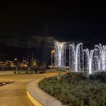 Świąteczna iluminacja 2021 - fontanna