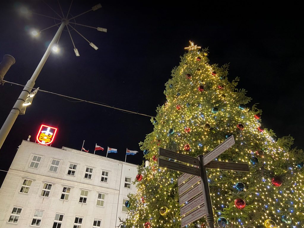 Bożonarodzeniowa choinka w Gdyni 2021