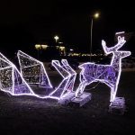 Świąteczna iluminacja 2021 na Skwerze Kościuszki - renifer