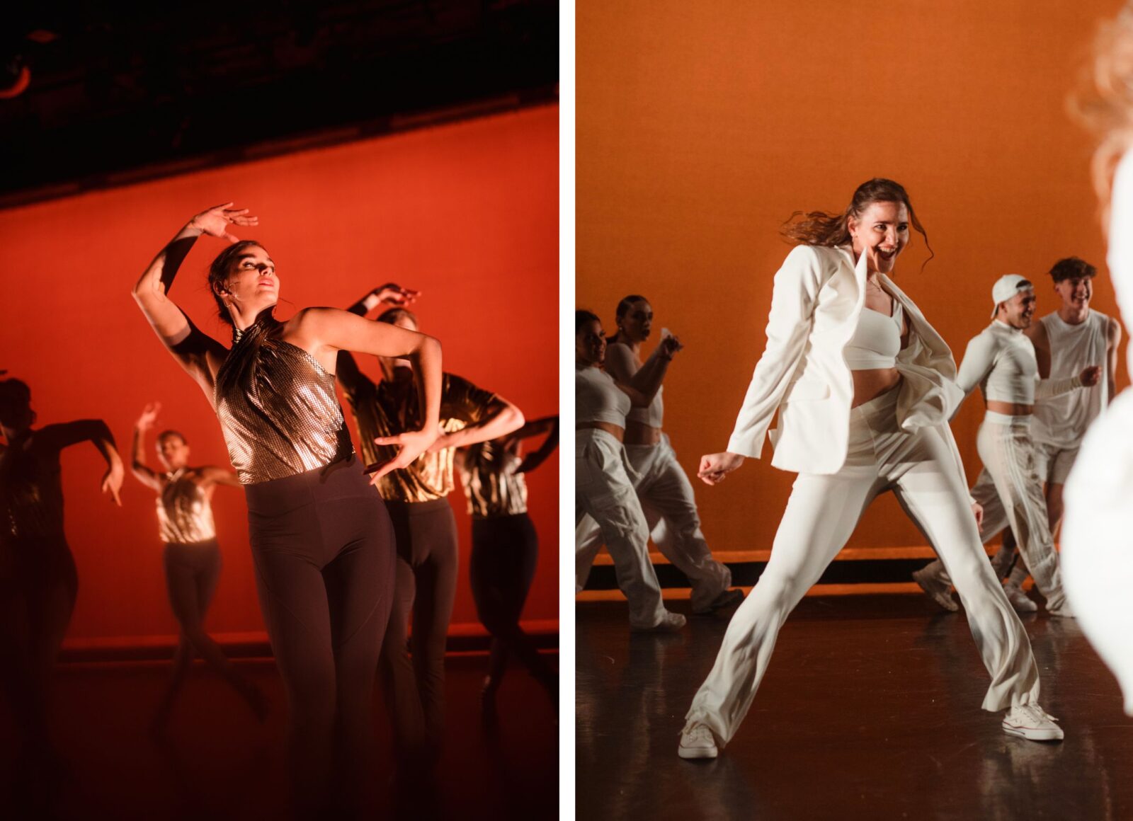 Na zdjęciach Monika Kozłowska, gdynianka na finałowym występie w nowojorskiej szkole Broadway Dance Center
