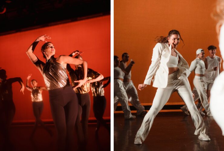 Na zdjęciach Monika Kozłowska, gdynianka na finałowym występie w nowojorskiej szkole Broadway Dance Center