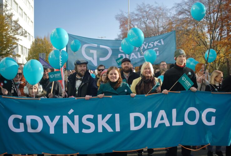 Gdyński Dialog na Marszu NIepodległości w Gdyni, 11.11.2023, foto własne GD