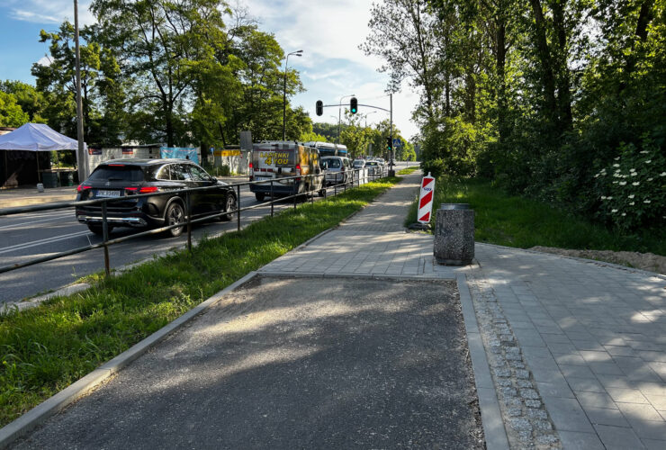 ścieżka rowerowa rolnicza